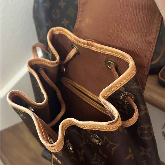 Louis Vuitton backpack montsouris LV monogram bag mm vintage designer backpack - Picture 11 of 17